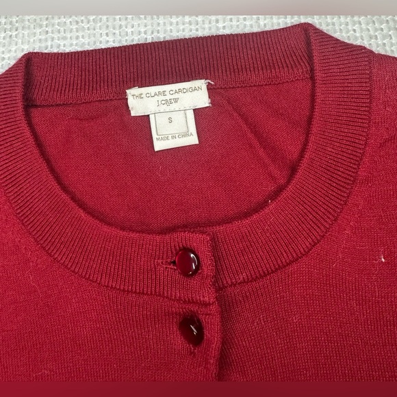 J. Crew Burgundy Women's Cardigan Size S - Picture 5 of 9